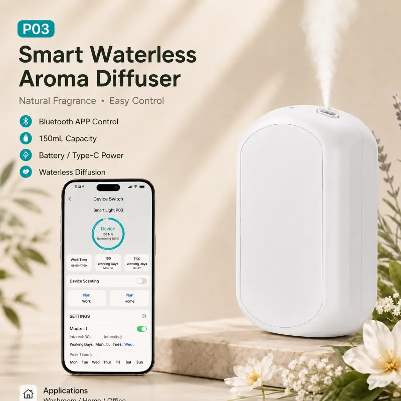 Dispensador automático de aroma para inodoro