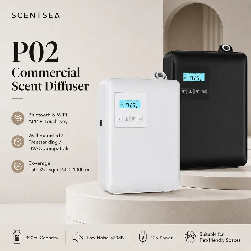 Dispensador comercial de aromas para hoteles